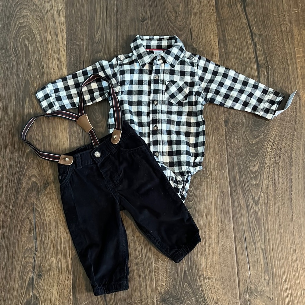 SOLD 💥 Carter’s Flannel matching set